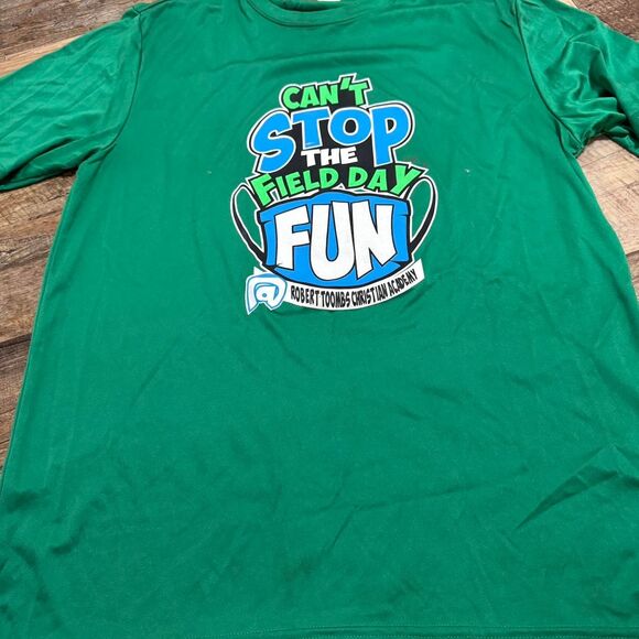 BUNDLE Of Random Men's Unisex Women's Blue Green Sports Drifit Lot of 9 T-shirts - Picture 3 of 8